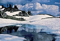 Melting Pond by Yellow Aster Butte